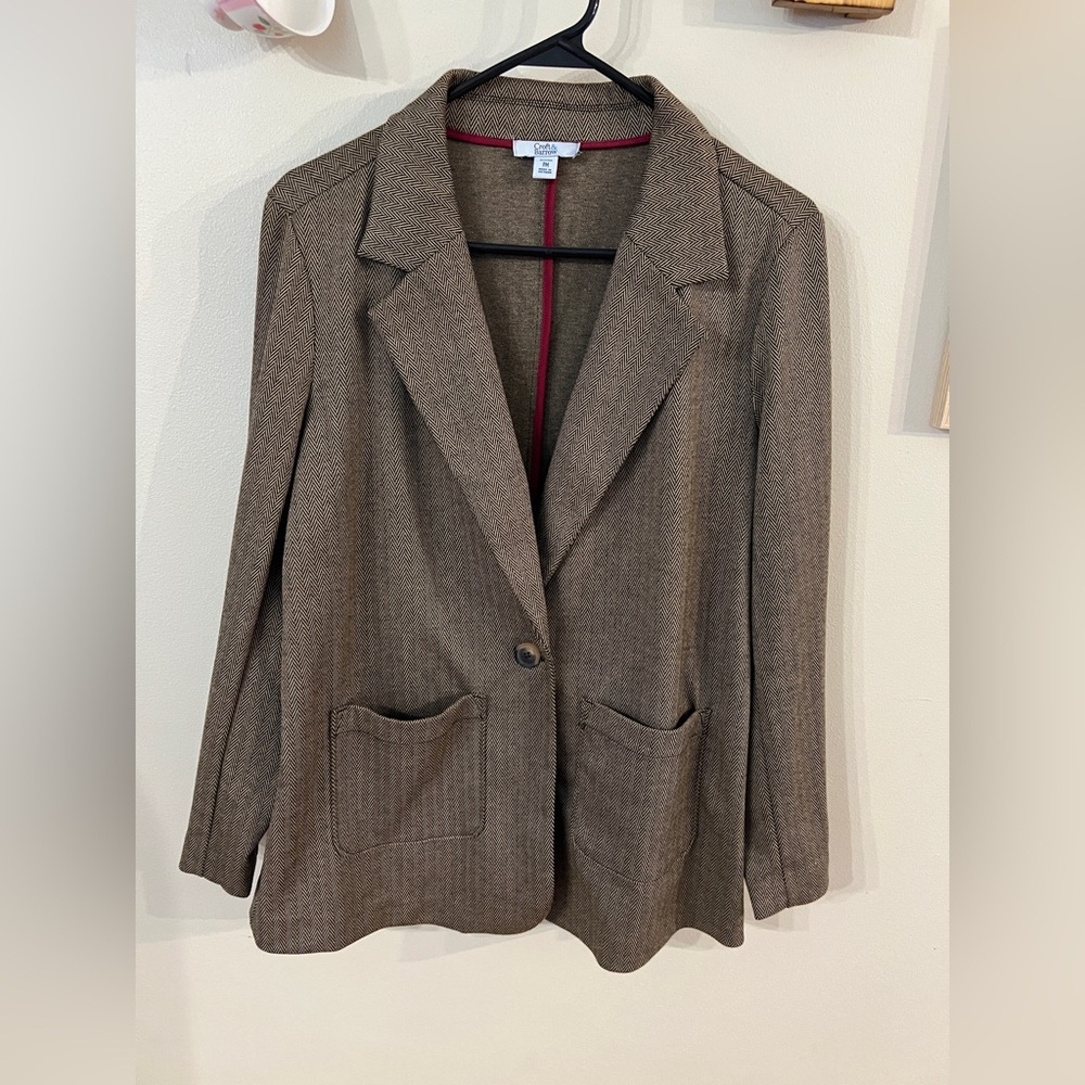 Brown blazer